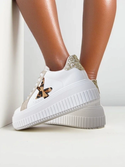 Royalfashion Women's Platform Sports Sneakers Elin