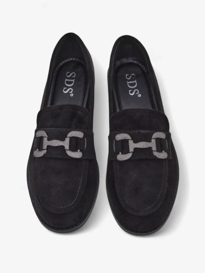 Royalfashion Eleganti sieviešu loafers ar zirkoniju rotājumu Zante