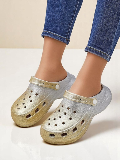 Резиновые летние сандалии Royalfashion для женщин с вырезами Dellosa