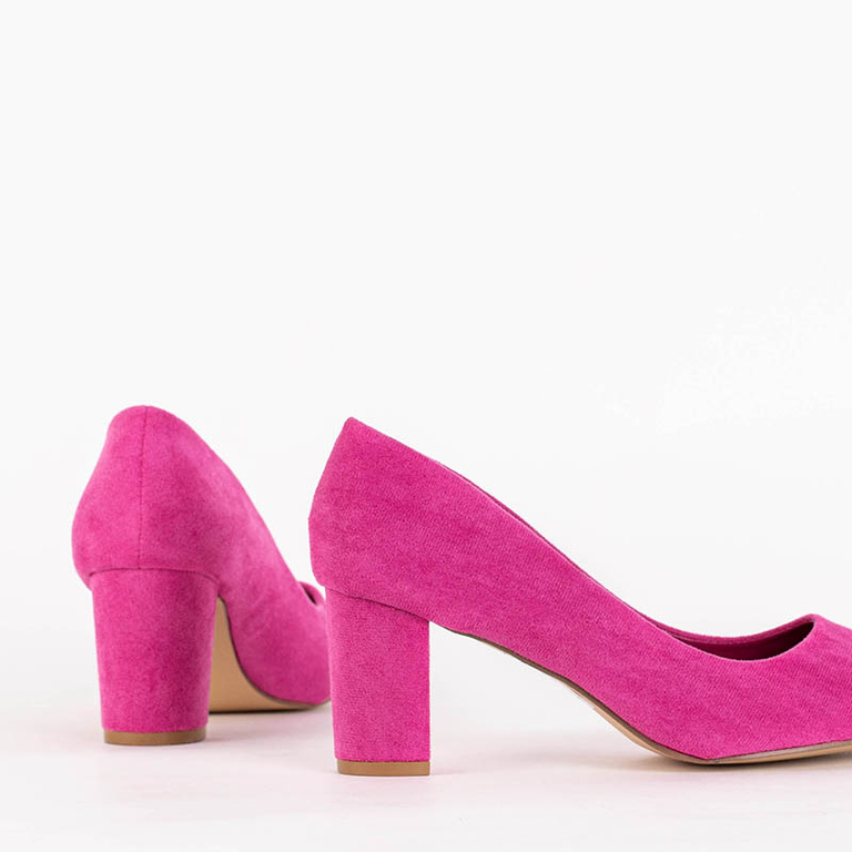 Fuchsia pumps on a post Valrica - Footwear