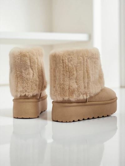 Women's snow-style boots with fur Irelle