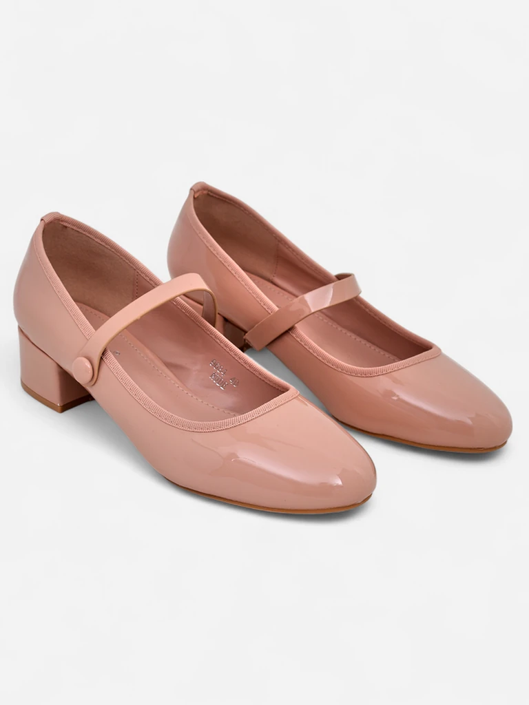 Royalfashion Damskie czółenka na niskim obcasie Omagga