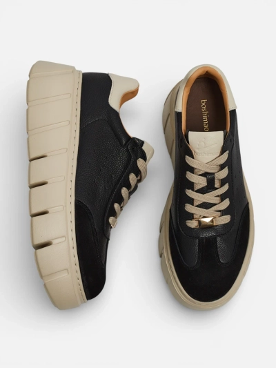 Sportowe sneakers damskie ze skóry naturalnej Taures Lav