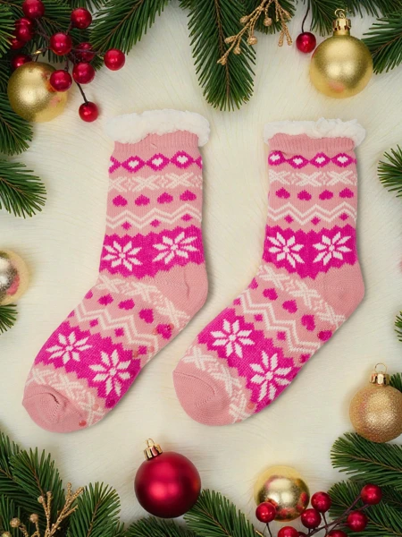 Lavish insulated Christmas women's socks WinterJoy