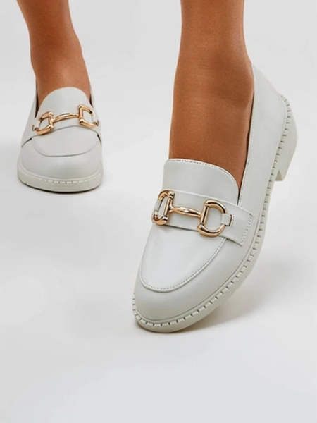 Royalfashion Sieviešu loafers no matēta ekoloģiskā ādas Bayla