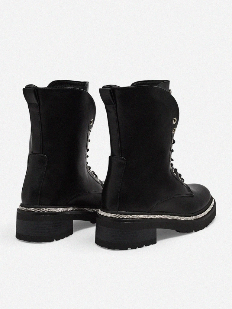 Botki Damskie eko skórzane Evinell