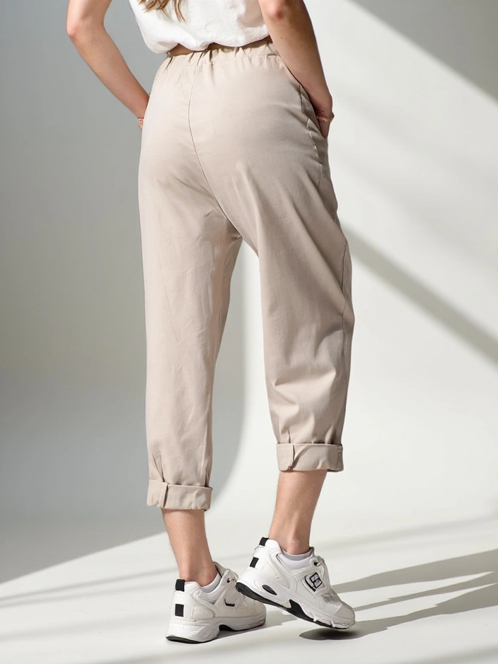 Royalfashion Sieviešu harem stila bikses, kas izgatavotas no viskozes