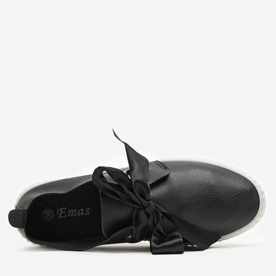 Black women's slip on sneakers Samhu - Footwear