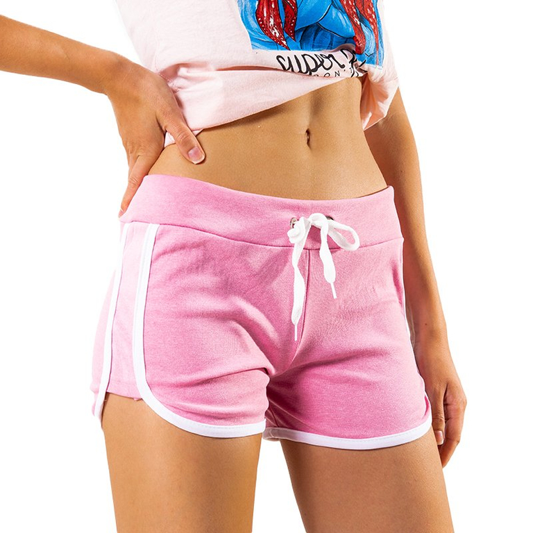 Women's pink sports shorts - Clothing