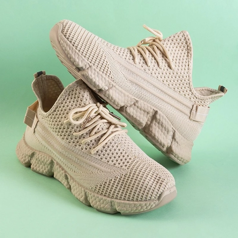 OUTLET Cishe beige sports shoes for women - Footwear