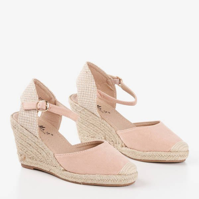 Powder wedge sandals a'la espadrilles Tidem - Shoes