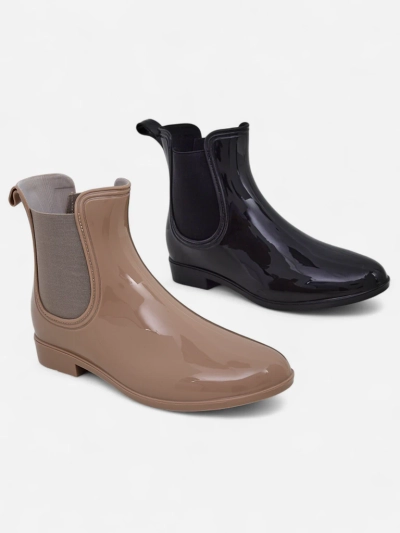 Royalfashion Women's lacquered rubber boots Seris