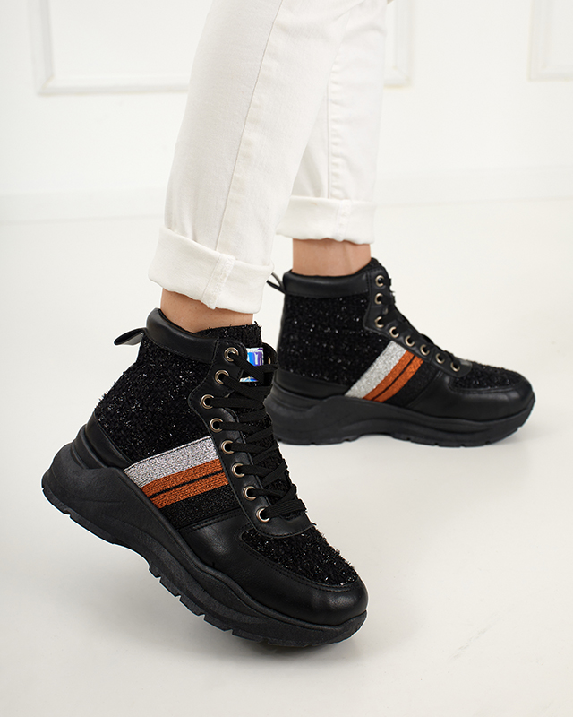 Black Women's Sports Sneakers Hasmali - Footwear