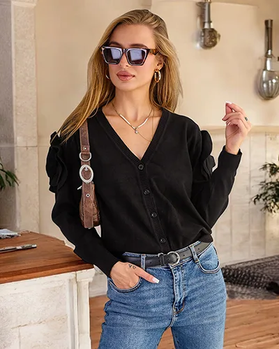 Royalfashion Sieviešu džemperis bez pogām