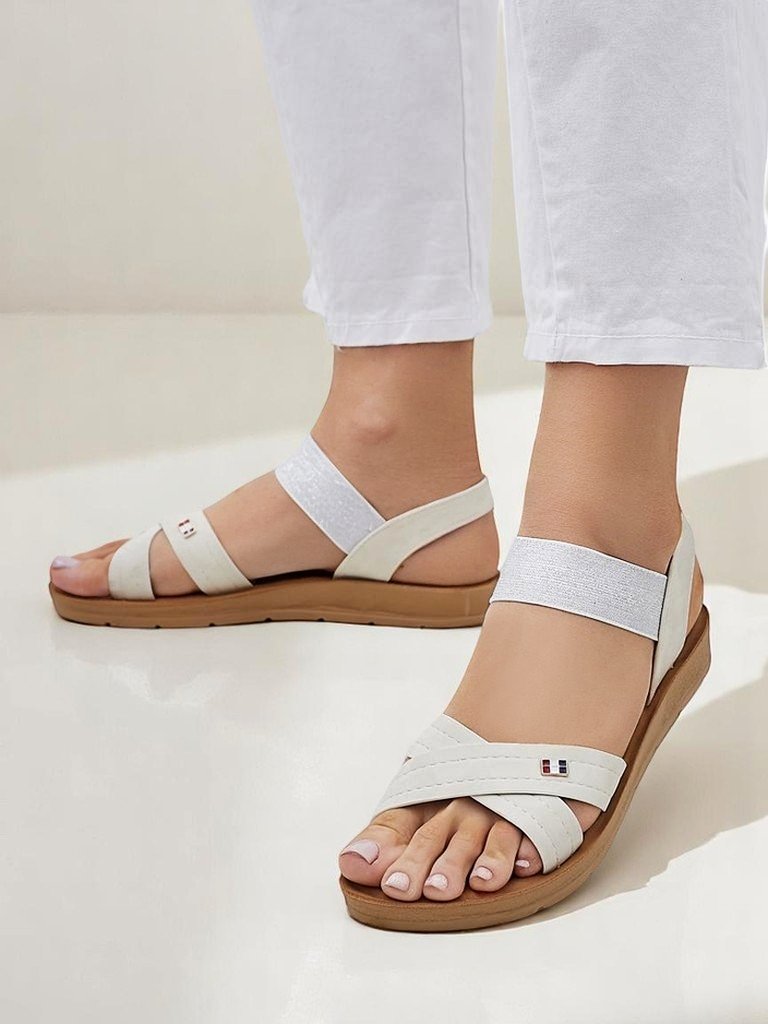 Royalfashion Women's elastic strap sandals Zerefis