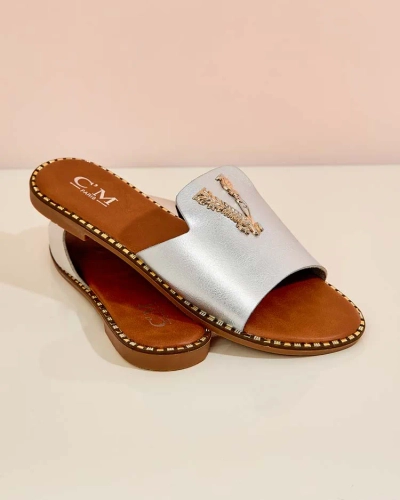 Royalfashion Women's eco leather flip-flops Cemenna