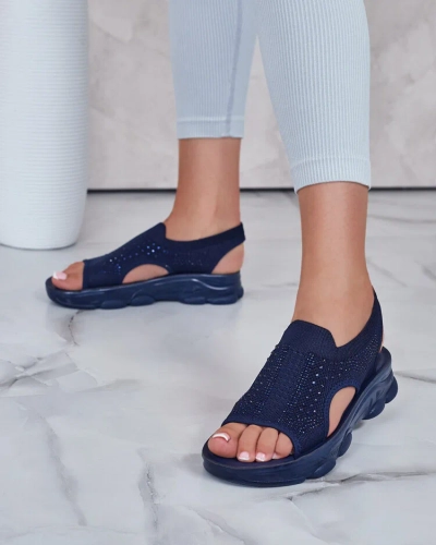 Royalfashion Sieviešu sandales ar Volin virsmu