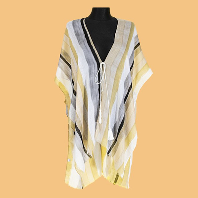 Женское парео в серых оттенках