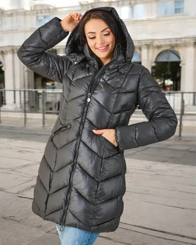 Royalfashion Sieviešu ziemas quilted jaka