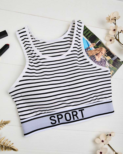 Royalfashion Sieviešu sporta krūšturis ar svītrām