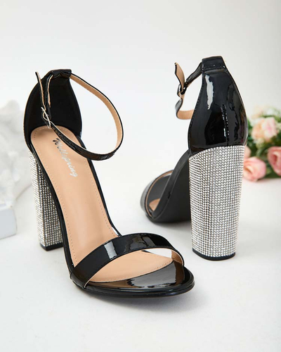 Royalfashion Lacquered women's sandals on Gasatte post
