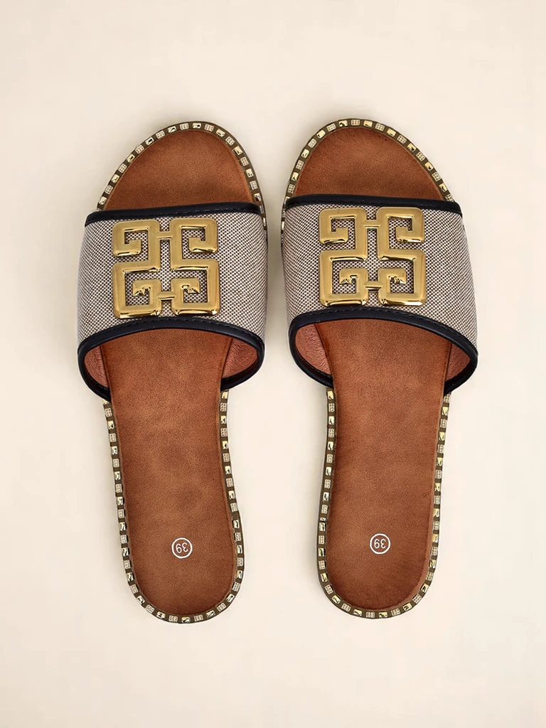 Royalfashion Women’s flat-sole slippers Rorole