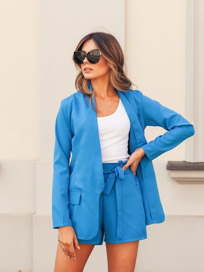 Blue women's suit - Clothing