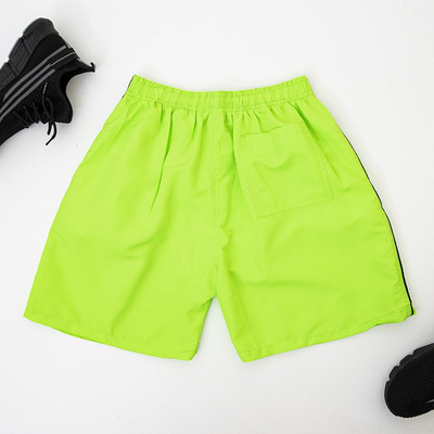 Neon Green Men's Sports Shorts Shorts - Clothing