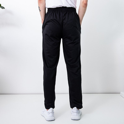 Men's Black Sweatpants with Pockets - Clothing