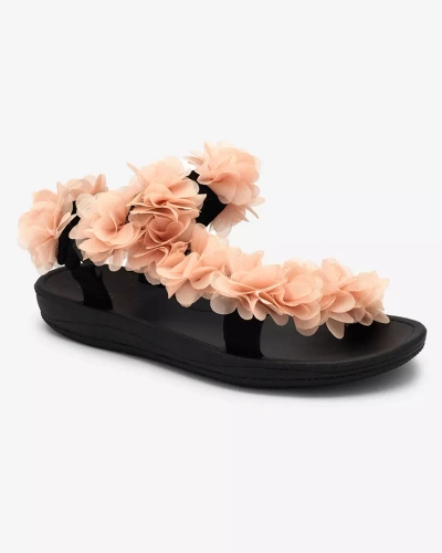 Royalfashion Powder women's sandals with flowers Alferroy