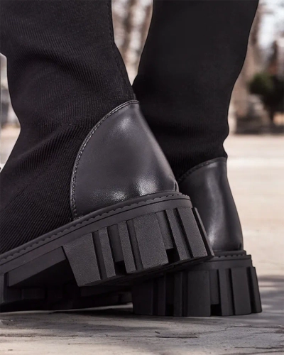 Royalfashion Sieviešu slip-on Bison zābaki
