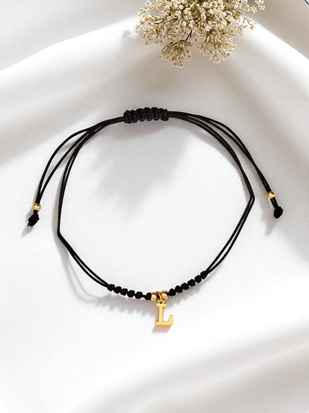 Women's bracelet with the letter L Luna Spark