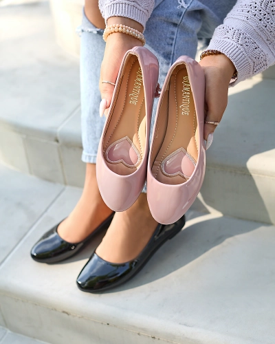 Rozā Sieviešu lakotas balerīnas Fama - Apavi