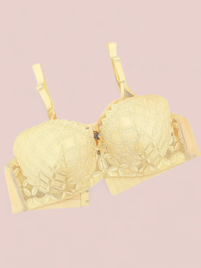 Royalfashion sieviešu polsterēts krūšturis ar mežģīnēm