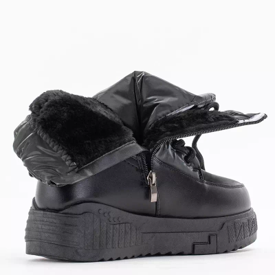 OUTLET Women's black snow boots Nakasha - Footwear