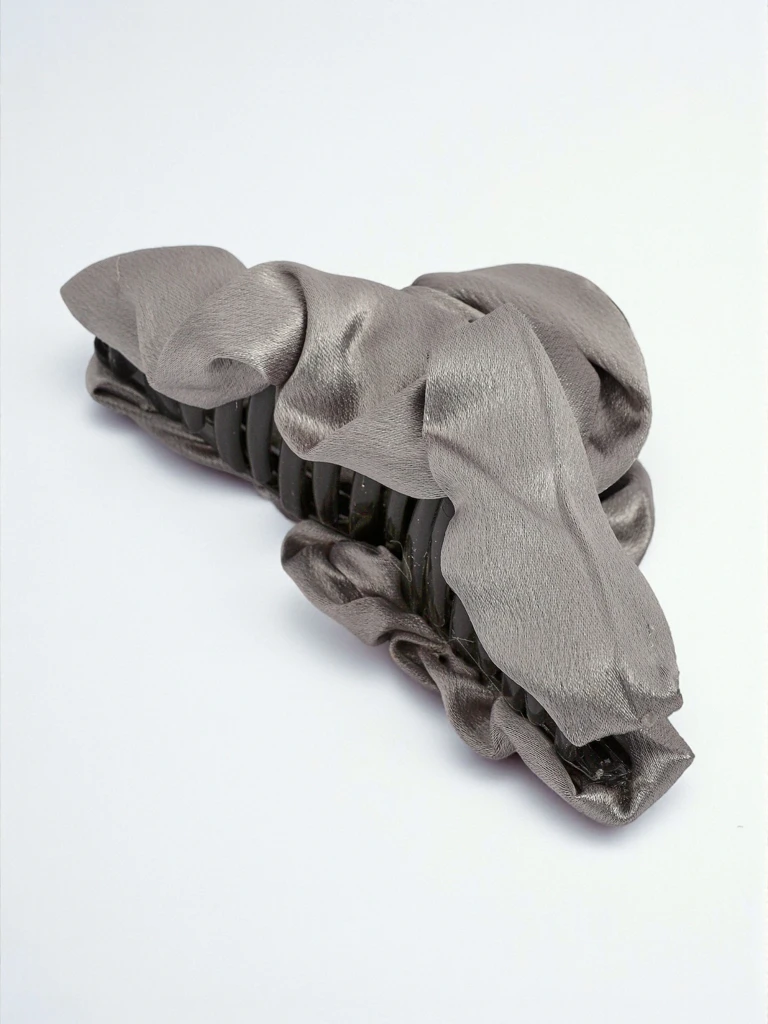 Royalfashion Hair Clip with Satin Fabric – Elegant Clasp