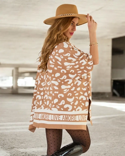 Royalfashion Женское пончо с принтом