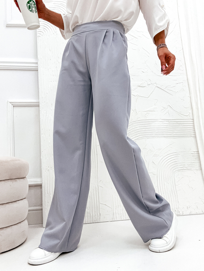 Royalfashion Женские широкие брюки из ткани