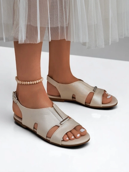 Royalfashion Sieviešu sandales uz plakanas zoles Solea Comfort