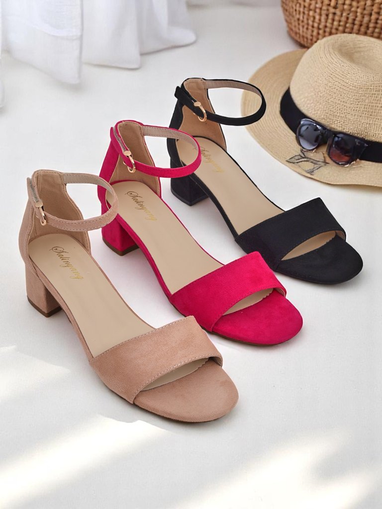 Royalfashion Women's Low Heel Sandals SoftHeels