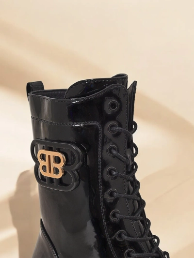 Royalfashion Sieviešu darba apavu ķēdas zābaki Milloze