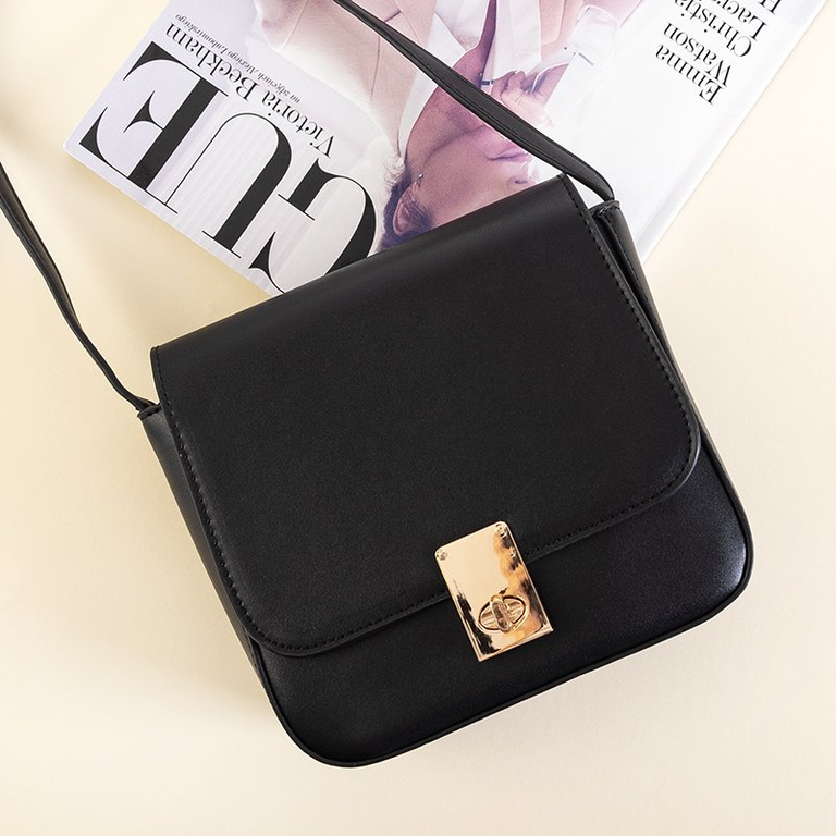 Black messenger shoulder bag - Accessories