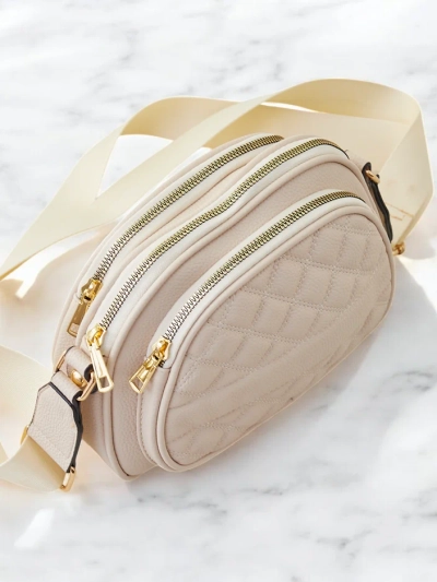 Royalfashion Oval small women's bag made of eco-leather