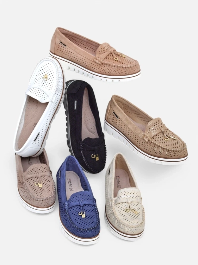 Royalfashion Ladies' perforated moccasins Elissas
