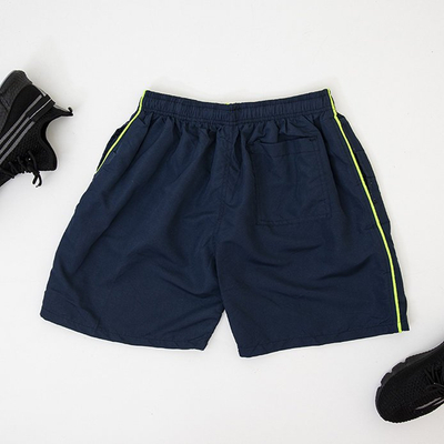 Navy blue men's sports shorts shorts - Clothing
