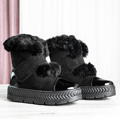 Black Dayna Platform Snow Boots - Footwear