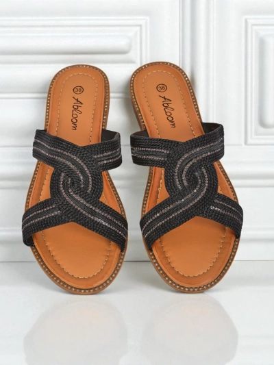 Royalfashion Women's Woven Breeze Flip-Flops