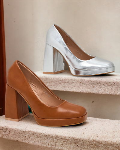 Royalfashion Women's high post Cellcas pumps