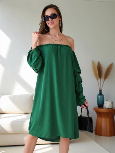 Женское платье Royalfashion в испанском стиле с рюшами