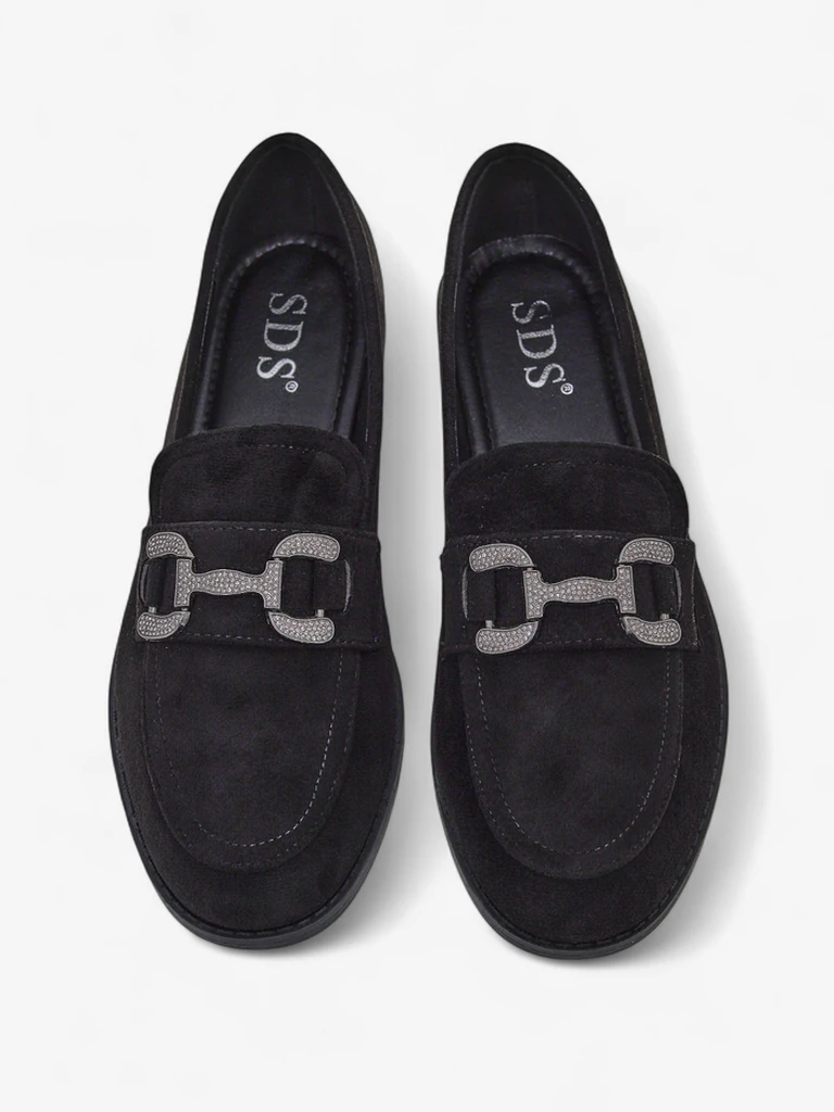 Royalfashion Eleganti sieviešu loafers ar zirkoniju rotājumu Zante